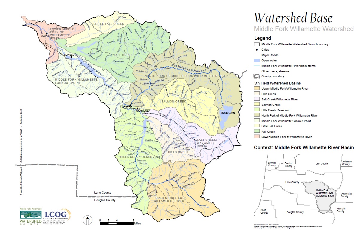 Maps and Resources Middle Fork Willamette Watershed Council