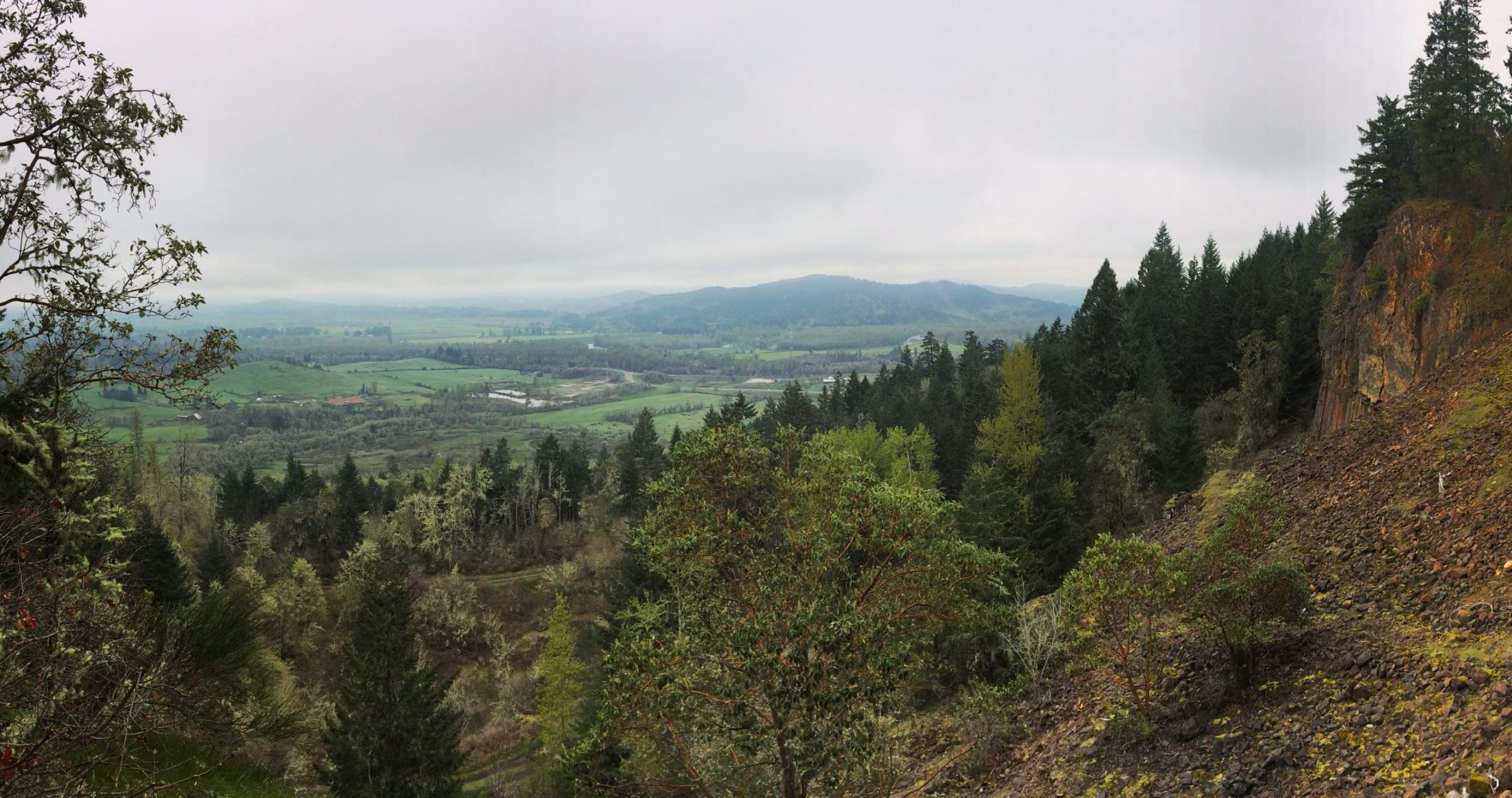 View from Thurston Hills toward Middle Fork Willamette View from Thurston Hills toward Middle Fork Willamette